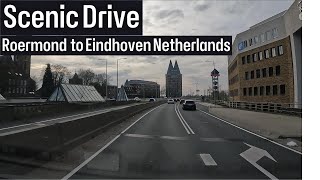 Scenic Drive from Roermond to Eindhoven Netherlands [upl. by Dnumsed]