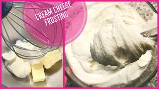 Cream Cheese Frosting Recipe  Just 4 ingredients [upl. by Cally]