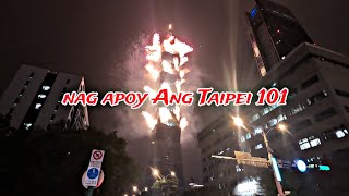 Taipei 101 fireworks 2024 [upl. by Idorb]