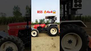 Swaraj 855 fe 4x4 🔥😱🔥🚜trending viralvideo shorts ytshorts [upl. by Los]