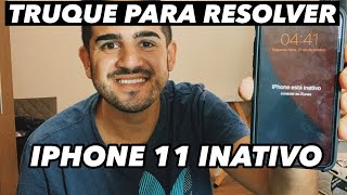 Como DESBLOQUEAR IPHONE 11 INATIVO rapidamente ⛔️ SEM USAR ITUNES [upl. by Enymzaj]