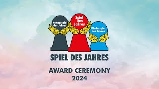 Award Ceremony Spiel des Jahres 2024 [upl. by Poppy]