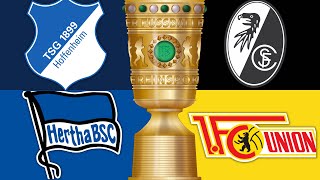 🔴LIVE Hertha BSC Berlin vs Union Berlin amp TSG Hoffenheim vs SC Freiburg  DFB Pokal Watchparty [upl. by Otti]