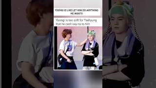 When yoongi let tae do whatever he wantsbts taegi yoongi taehyung [upl. by Adidnac]