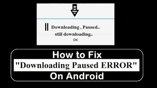 How to fix download not working in android mobiles or paused download [upl. by Niotna]