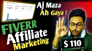 Live Earning 110  Fiverr Affiliate Marketing With Quora  Make Money Online In 2024 [upl. by Haynor]