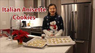 Italian Anisette Cookies  Day 5 of Christmas Cookie Marathon Final Day [upl. by Bagley]