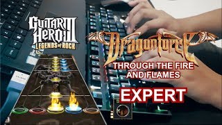 Guitar Hero 3  PC Keyboard  Dragonforce  Through the fire and flames  Expert [upl. by Eimmit]