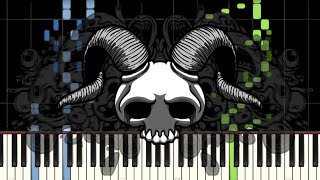 Binding of Isaac Wrath of the Lamb  My Innermost Apocalypse Piano Tutorial Synthesia [upl. by Mufinella]