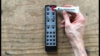 How to Repair a TV Remote Control with Electric Paint [upl. by Karr121]