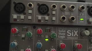 SSL SIX  Solid State Logic SiX 6channel Desktop Analog Mixer [upl. by Lonni116]