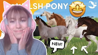 WELSH PONY TRAILER REACTION 😍 In Star Stable [upl. by Alathia34]