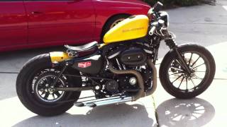 Iron 883 bobber chrome yellow [upl. by Je]