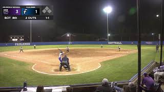 Faulkner vs 16 Middle Georgia State Softball DH [upl. by Anaj528]