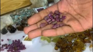 Check out beautiful natural rough  Cut Gemstones crystals gemstones [upl. by Jimmie82]