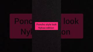 Winters are coming🥳 shorts video looks outfitlook lookstyle oots getreadywithme poncho love [upl. by Dlanger832]