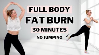 🔥30 MIN SWEATY HIIT🔥FULL BODY FAT BURN🔥All Standing🔥No Jumping🔥No Repeat🔥homeworkout [upl. by Yehus]