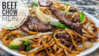 Beef Chow Mein  Flavorful And Easy Beef amp Noodle Stir Fry [upl. by Adlee]