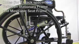 SM 014 Wheelchair Anti rollback Device for Invacare Tracer EX2 [upl. by Carlisle]