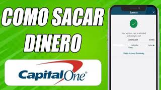 Cómo SACAR Dinero de una TARJETA de Crédito Capital One  Retirar Efectivo Paso a Paso [upl. by Yhtac]