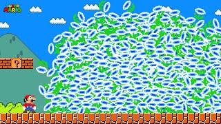 If Mario Collect 999 ICE Flower tried to beat Super Mario Bros [upl. by Giardap]