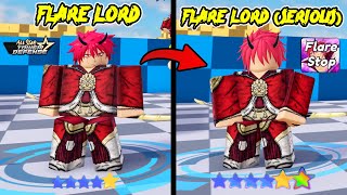 LVL 175 FLARE LORD SERIOUS 6⭐UNIT SHOWCASE  ALL STAR TOWER DEFENSE [upl. by London]