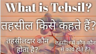 तहसील क्या होता है🤔 तहसीलदार किसे कहते है तहसील में कौनकौन से कार्य होते हैं What is Tehsil❓💯💥🔥🔥 [upl. by Eulalie]