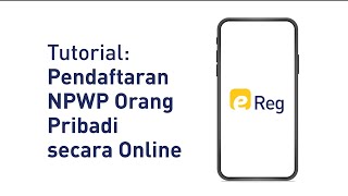 Tutorial Pendaftaran NPWP Orang Pribadi secara Online [upl. by Goldston666]