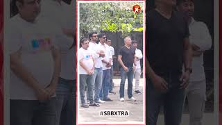 Sharad Kelkar attends the funeral ceremony of the Late Vikas Sethi  SBB Xtra Shorts [upl. by Goran7]