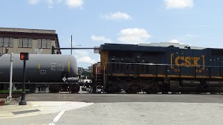 Western Avenue Railroad Crossing Rocky Mount NC [upl. by Kolnick]