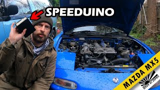 How to Install Speeduino ECU  Mazda MX5 Miata Turbo Build EP2 [upl. by Einohtna41]