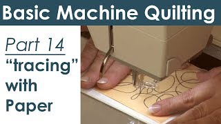 Using Paper Templates for Machine Quilting [upl. by Walcoff]