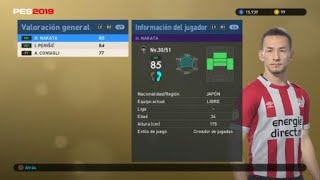 LEGENDS Italian Clubs  PES Selection Hidetoshi NakataIvan Perisic  PES 2019  myClub [upl. by Burk699]