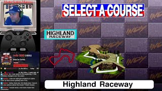 Indy 500 Arcade SEGA 1995 Highland Raceway 232quot597 WR🥇🥛  Master System Marceau World Record [upl. by Reginnej]