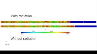 OpenFOAM Simulation Deflagration to Detonation Transition withwithout radiation effect [upl. by Bradstreet702]