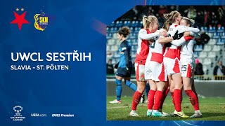 UWCL SESTŘIH  Slavia  St Pölten 10 [upl. by Enyedy624]