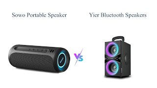 SOWO vs YIER Bluetooth Speakers Comparison 🔊🔥 [upl. by Tirb284]