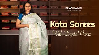 Kota Digital Sarees  Rs1390  Prashanti  30 June 24 [upl. by Pesvoh]