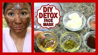 DIY Detox Face Mask Brightening amp Exfoliating Face Mask [upl. by Terryl]