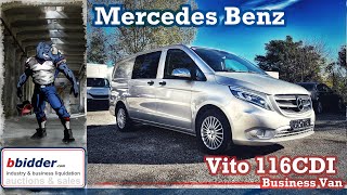 Mercedes Benz Vito 116CDI Business Van 7G Tronic  auction promo [upl. by Brandy484]