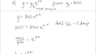 Calc II Lesson 06 Exponential Growth and Decay [upl. by Lili]