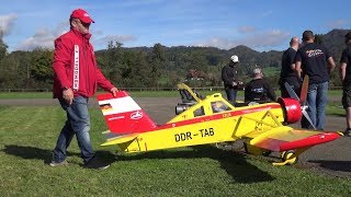 SOUNDING RADIAL ENGINE RC AIRPLANE KRUK PZL106 AND SEA FURY NAVY BOTH [upl. by Nohtiek353]