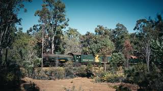 Hotham Valley Railways Steam Ranger in the Forest [upl. by Els]