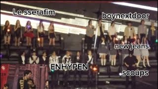 Idol Reaction LE SSERAFIM ENHYPEN BOYNEXTDOOR NEW JEANS to SEVENTEEN quotSUPERquot GDA JKT [upl. by Ytram]