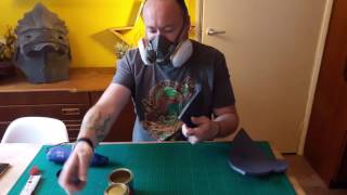 How to build a shoulder pauldron from EVA foam  part 1 [upl. by Kanor]