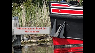 MS Pandora Urlaub 2019 GrevelingenWilhelminakanalZuid WillemsvaartRoermondMaastLoo [upl. by Ellened162]