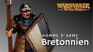 Hommes darmes Bretonnien  Warhammer  The Old World  Tutoriel peinture [upl. by Anattar643]