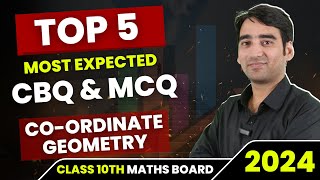 Most Expected Case Based MCQs of Coordinate Geometry  Board Exam  Class 10th [upl. by Benton530]