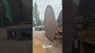 Saw blade shaping in granite mine stonemachine machine sawblade [upl. by Boycie]