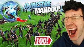 MESTRE MANDOU VALENDO VBUCKS  FORTNITE PERSONALIZADO [upl. by Gredel]